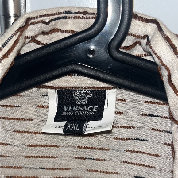 Versace Jeans Couture Beige and Brown Casual Shirt - Picture 1 of 13